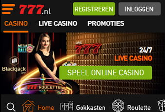 Casino777 Mobiele Lobby