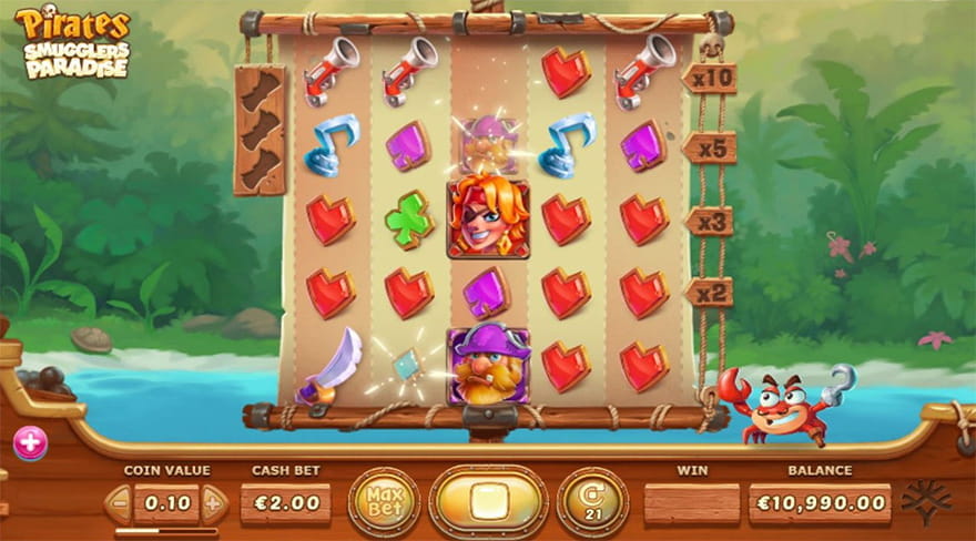 Top 10 Pirate Slots Pirates: Smuggler's Paradise